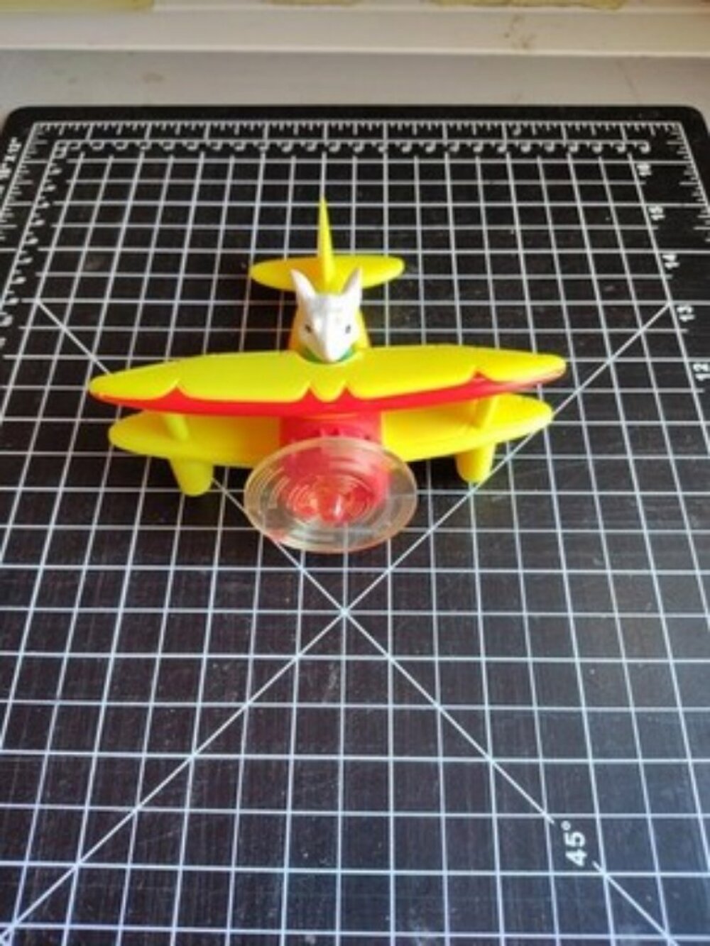 Wendy’s Restaurant Stuart Little Mouse In Bi Plane Toy